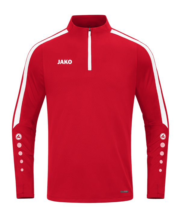JAKO Power Sweatshirt Rot Weiss F100 - rot
