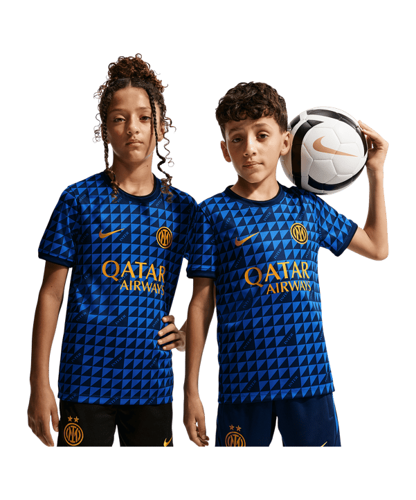 Nike FC Inter Prematch T-shirt 2026/2027 Kids Blu C409 - blu
