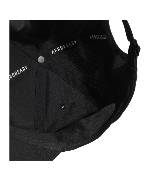 adidas Essential Aeroready Cap Schwarz Weiss - schwarz