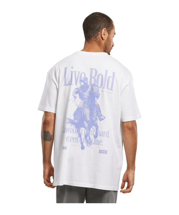 Mister Tee Live Bold O T-Shirt Weiß - weiss
