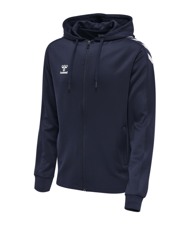 Hummel hmlCORE XK Kapuzenjacke Blau F7026 - blau