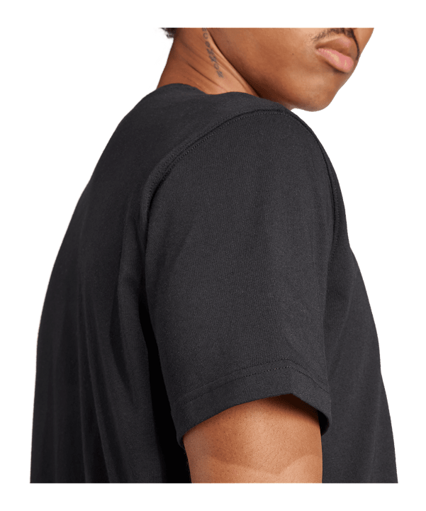 adidas Originals Adicolor Trefoil T-Shirt Schwarz - schwarz