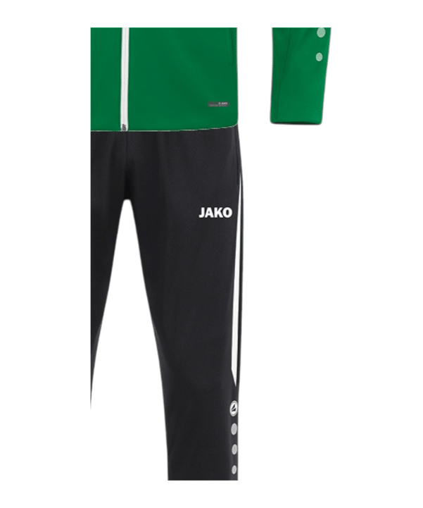 JAKO Polyester Power Kapuze Trainingsanzug Kids Grün F200 - gruen