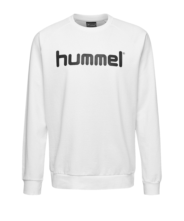 Hummel Cotton Logo Sweatshirt Kids Weiss F9001 - weiss