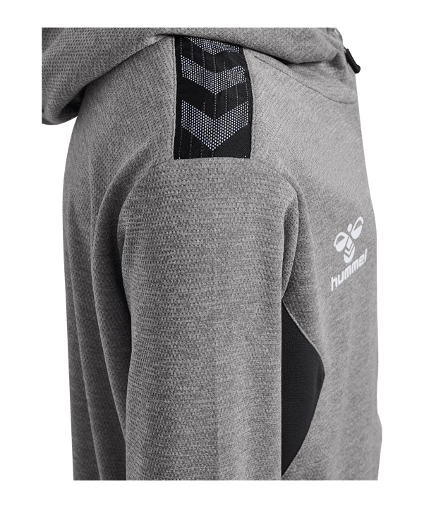 Hummel AUTHENTIC PL Kapuzenjacke Kids Grau F2006 - grau