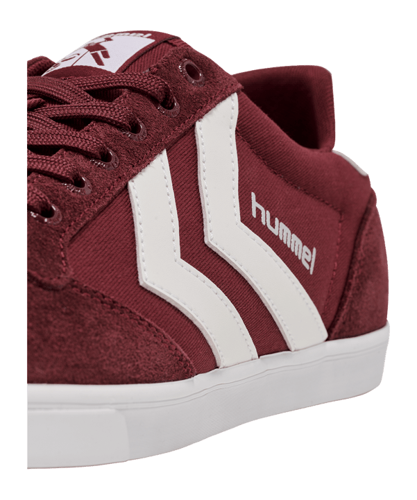 Hummel Slimmer Stadil Low Sneaker Rot F3661