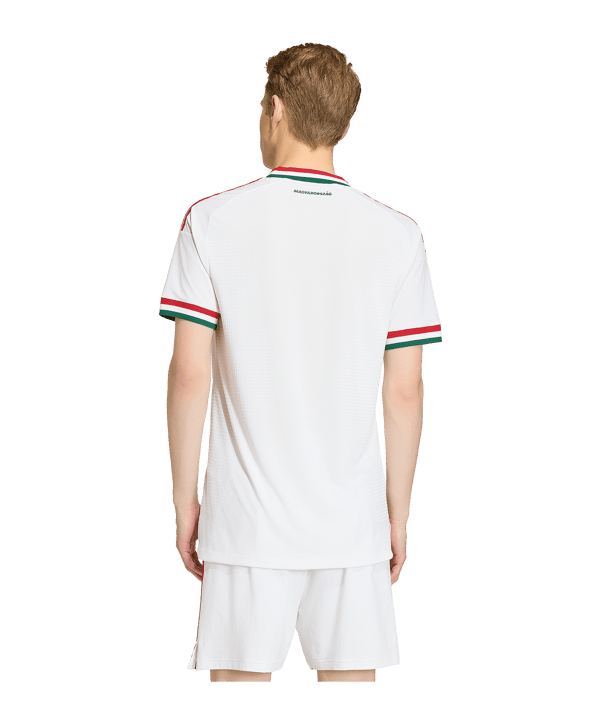 adidas MLSZ Ungarn Authentic Trikot Away WM 2026 Weiß - weiss