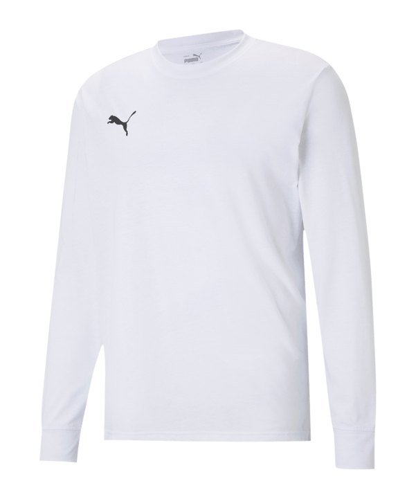 PUMA Basketball Shooting Shirt langarm Weiss F02 - weiss