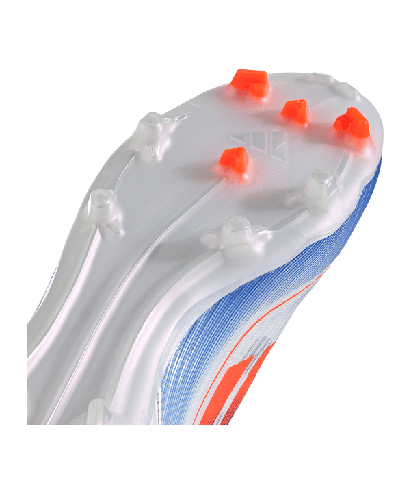 adidas F50 League FG/MG Advancement Weiss Rot - weiss