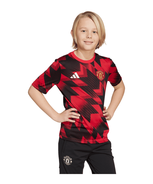 adidas Manchester United Fan Trikot Kids Rot - rot