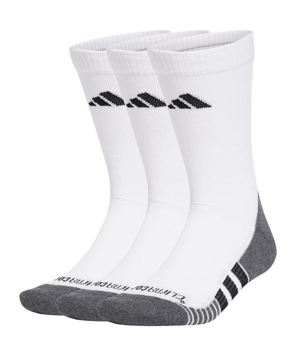 adidas Performance Crew 3er Pack Socken Weiß - weiss