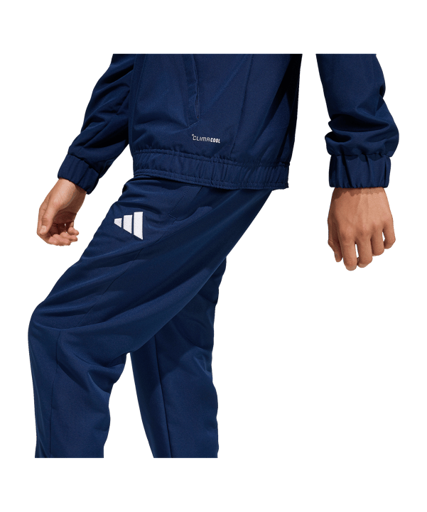 adidas Entrada 26 Präsentationshose Kids Dunkelblau - weiss