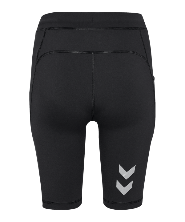Hummel Run Short Leggings Damen Schwarz F2001 - schwarz