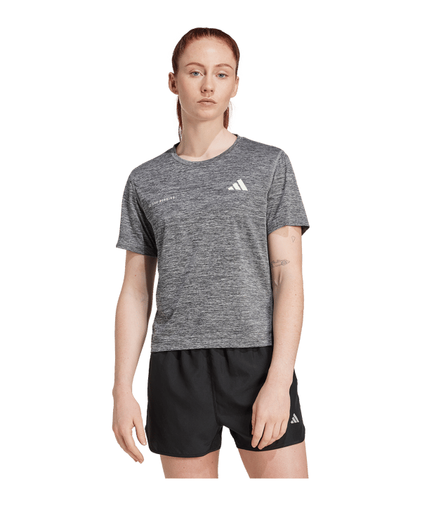 adidas Own the Run T-shirt Donna Nero - nero