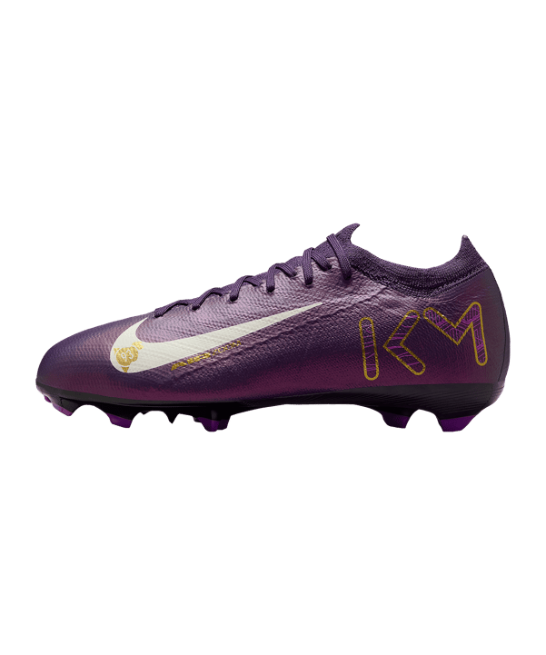 Nike Jr Air Zoom Mercurial Vapor XVI Pro FG Kylian Mbappe Signature Kids Lila F500 - lila