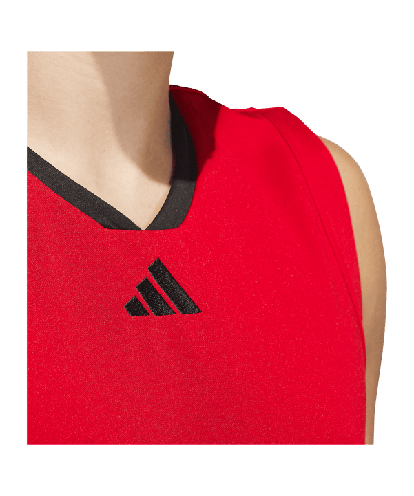 adidas Legends 3 Stripes Tanktop Rot - rot