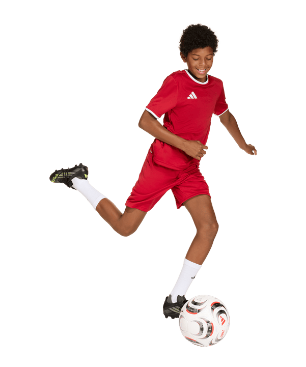 adidas Entrada 26 Trikot Kids Rot - rot