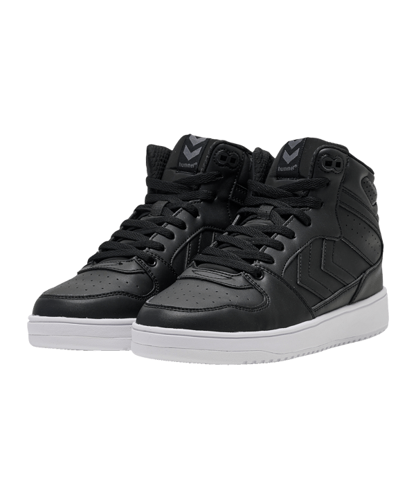 Hummel St. Power Play Mid Sneaker Schwarz F2001 - schwarz