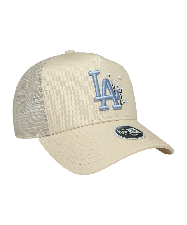 New Era Floral Trucker Losdod Capuchon Femmes Beige - beige