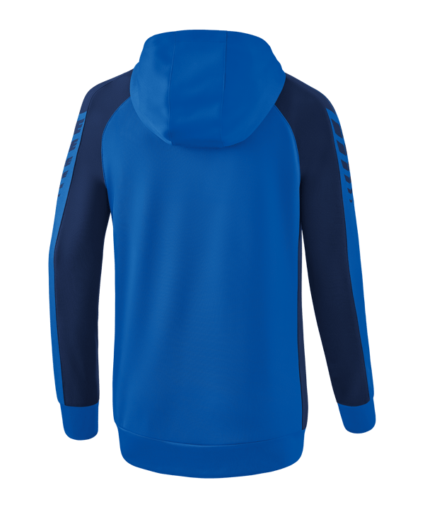 Erima Six Wings Kapuzenjacke Damen Blau - blau