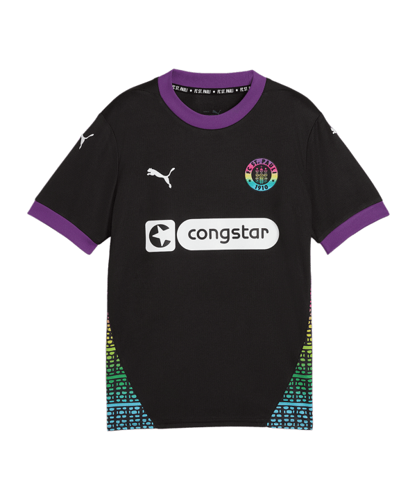 PUMA FC St. Pauli Trikot 3rd 2024/2025 Kids Schwarz F03 - schwarz