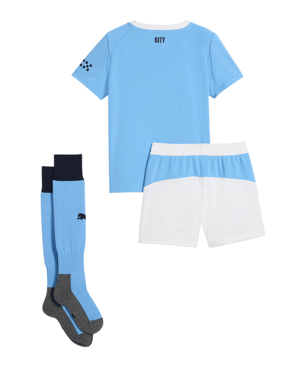 PUMA Manchester City Mini Trikot Set Home 2025/2026 Kids Blau F01 - blau