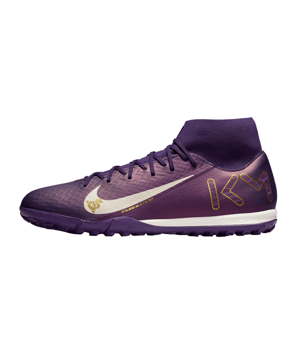 Nike Air Zoom Mercurial Superfly X Academy TF Kylian Mbappe Signature Lila F500 - lila