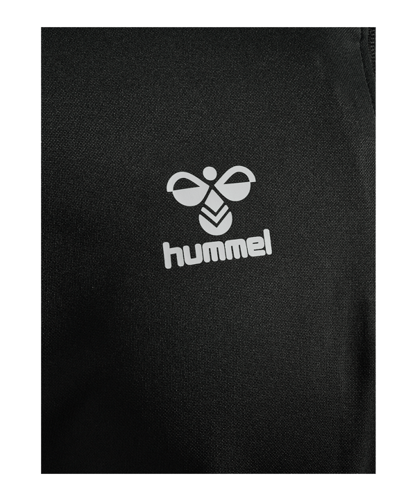 Hummel Essential Half Sweatshirt Met Rits Zwart F2001 - zwart