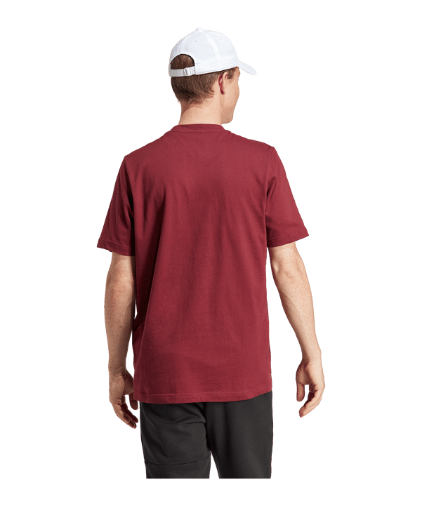 adidas Folded Graphic T-Shirt Rot - rot