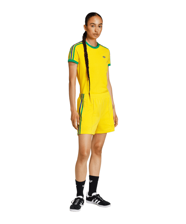 adidas Originals Firebird Short Damen Gelb - gelb