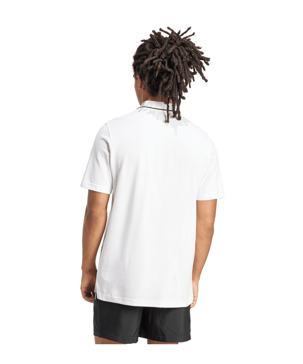 adidas Essentials Small Logo T-Shirt Weiß - weiss