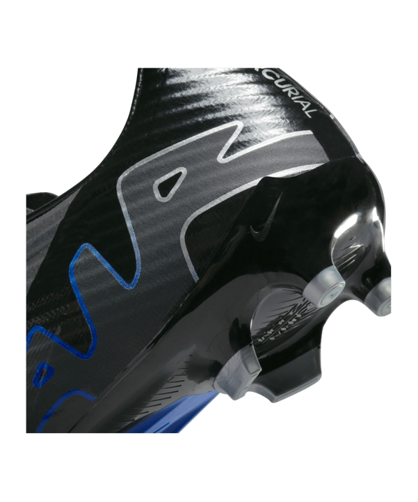 Nike Air Zoom Mercurial Vapor XV Academy FG/MG Shadow Schwarz Silber Blau F040 - schwarz