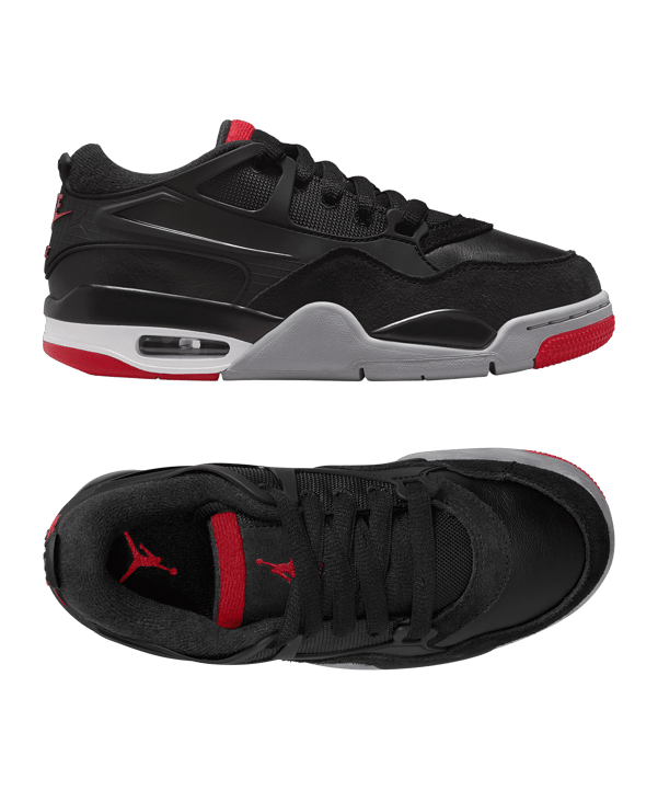 Nike Air Jordan 4 RM (GS) Kids Schwarz F061 - schwarz