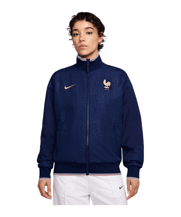 Nike France Strike Anthem Jacke Damen Blau F492 - blau