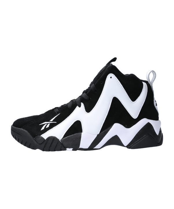 Reebok Kamikaze II High Schwarz Weiss - schwarz