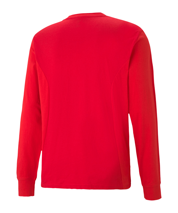 PUMA Basketball Shooting Shirt langarm Rot F05 - rot