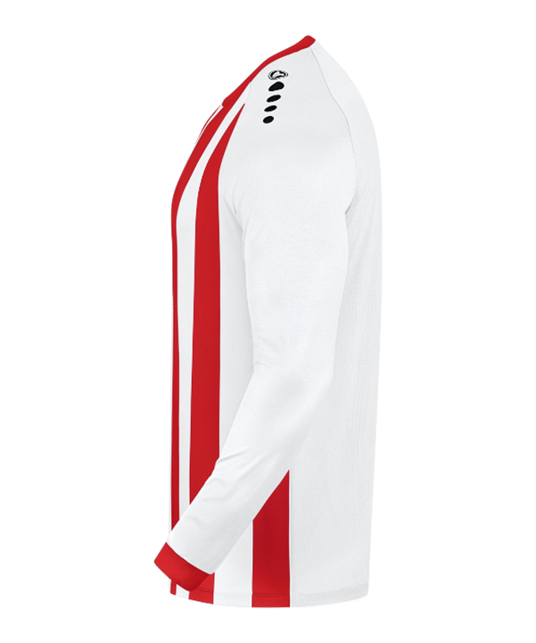 JAKO Inter Trikot langarm Kids Weiss Rot  F011 - weiss
