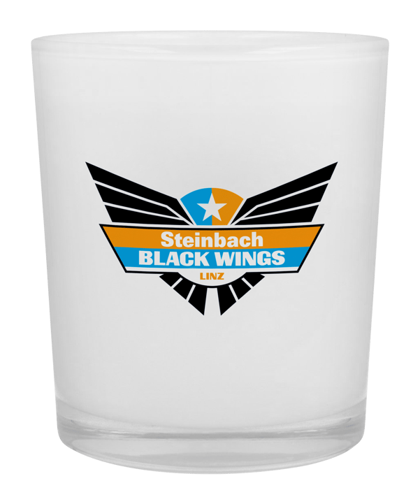 Black Wings Classic Kerze Weiss - weiss