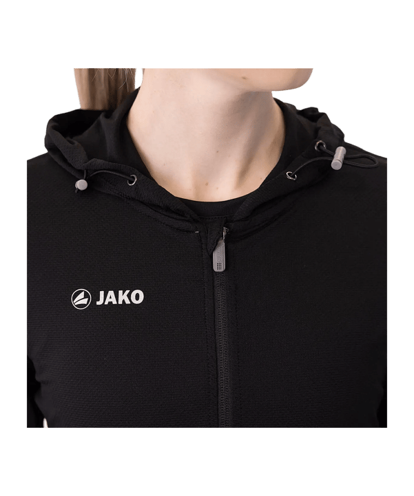 JAKO Jas met capuchon Zwart K08 - zwart