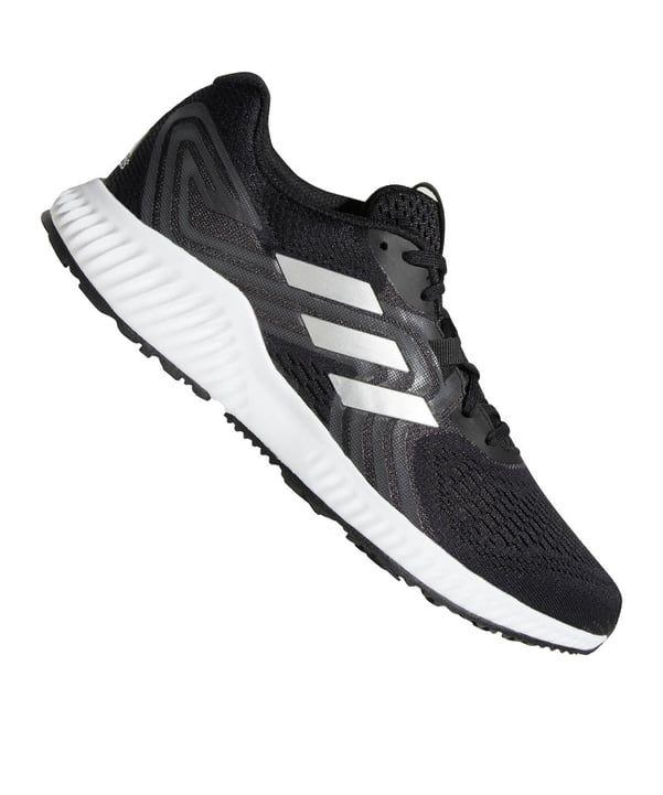 adidas Aerobounce 2 Running Schwarz Silber - schwarz