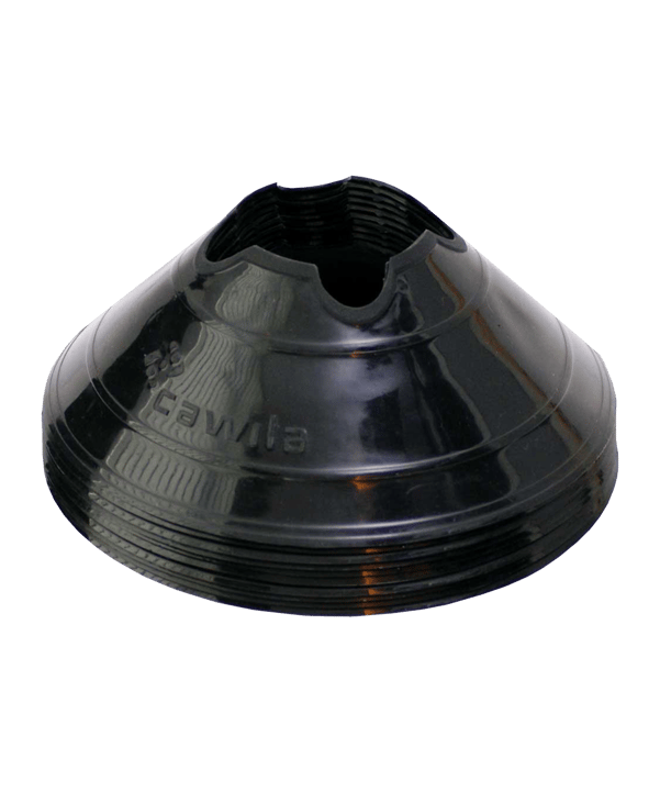 Cawila Markierungshauben M | 10er Set | Durchmesser 20cm, Höhe 6cm | schwarz - schwarz