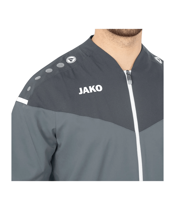 JAKO Champ 2.0 Veste de présentation Gris C040 - gris