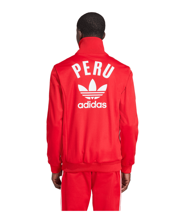 adidas Peru Präsentationsjacke Rot - rot