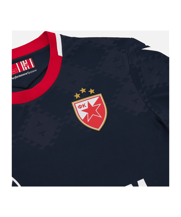 Macron Roter Stern Belgrad Trikot Away 2025/2026 Blau - blau