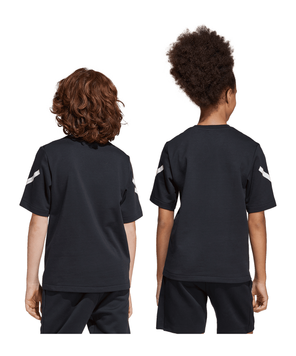 adidas Z.N.E. T-Shirt Kids Schwarz - schwarz