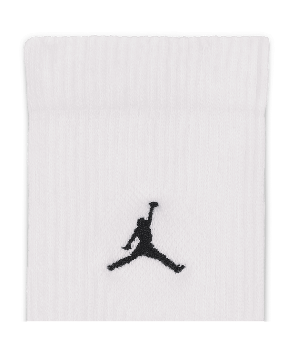 Jordan Everday Crew 3er Pack Calze Bianco C100 - bianco