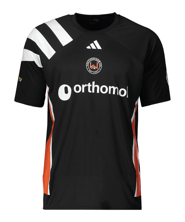 adidas Wontorriors FC Trikot Home 2024 Kids Schwarz - schwarz