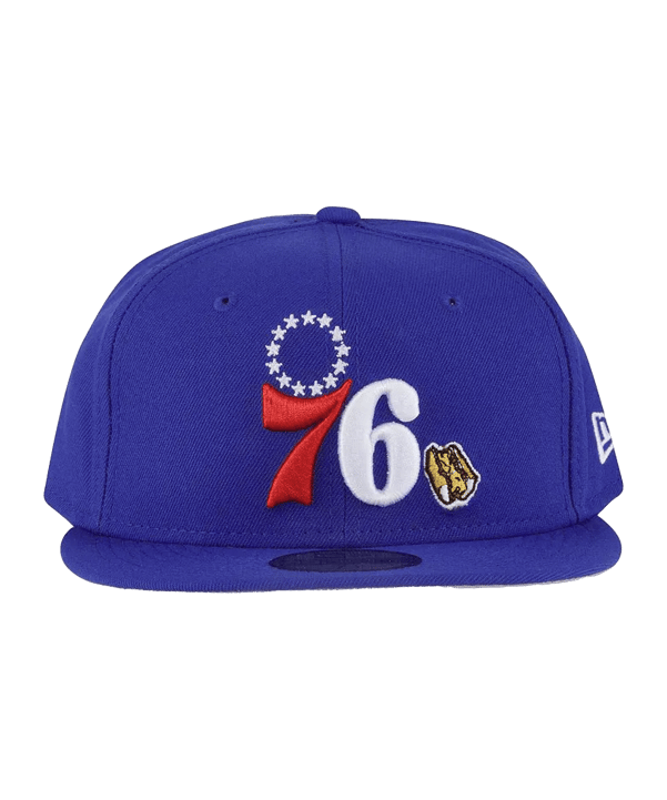 New Era Philadelphia 76ers Team Cap Blau - blau