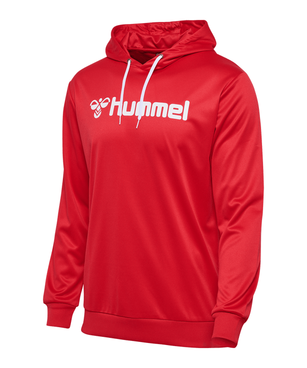 Hummel Logo Hoody Rot F3062 - rot