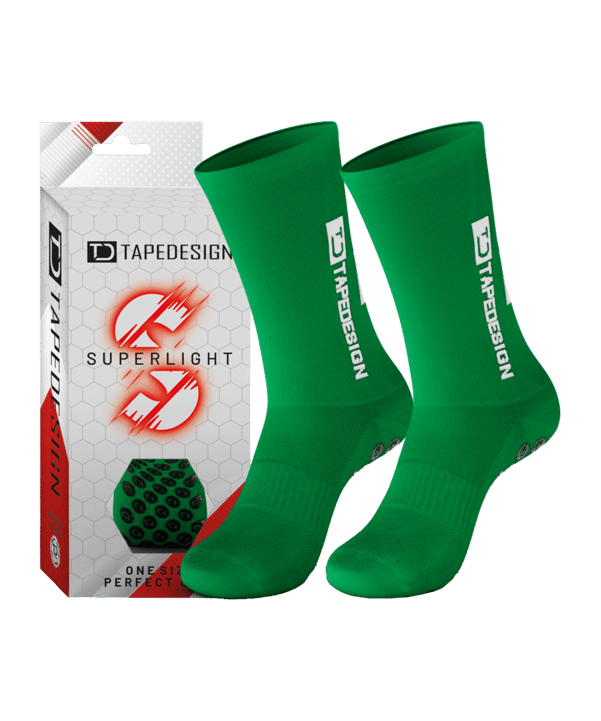 Tapedesign Gripsocks Superlight Socken Grün - gruen